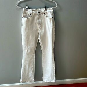 Off white flare jean